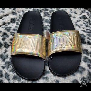 Vs pink iredescent slides